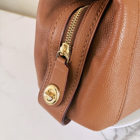 Coach Edie 31 Pebbled Leather Shoulder Bag 57125 - Picture 9 of 16